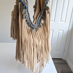 Simone Camille Fringed Suede Hobo